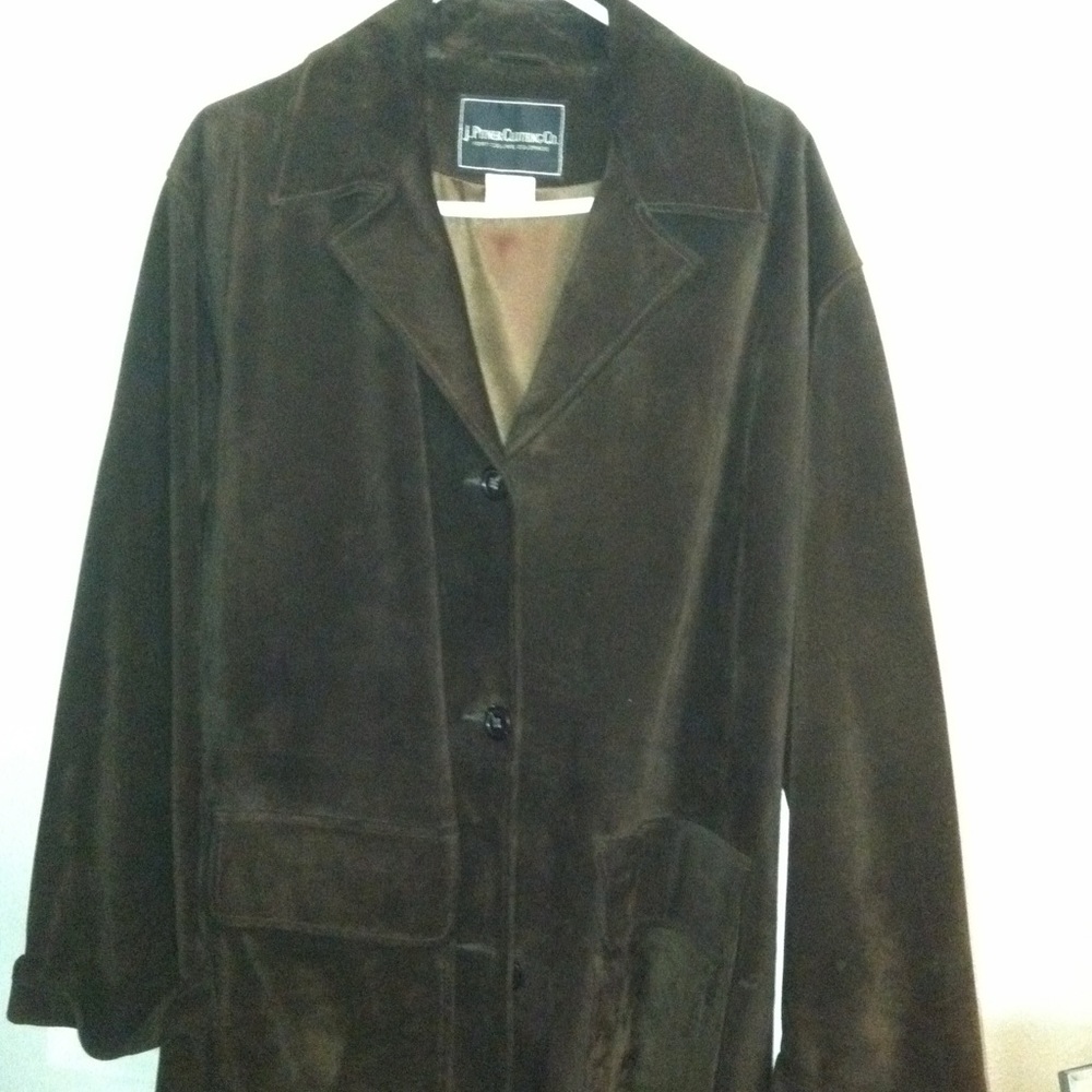 J Pitner Suede Jacket, Women’s L